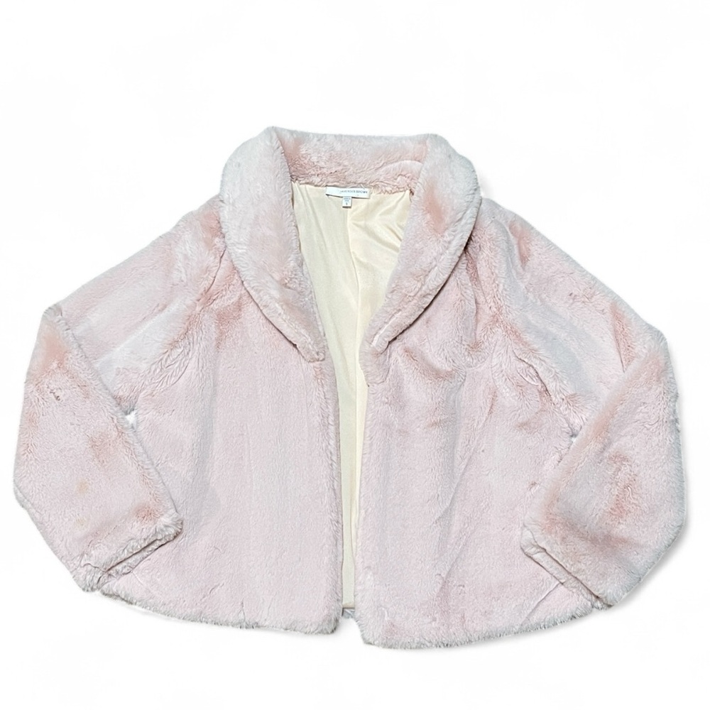 Lavender Brown Vegan Fur in Pale Pink Size Small - Picture 7 of 9